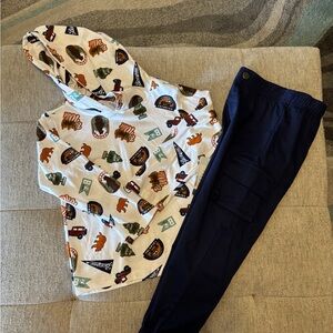Bear paw 2- pc Outfit Explore Boys 4T